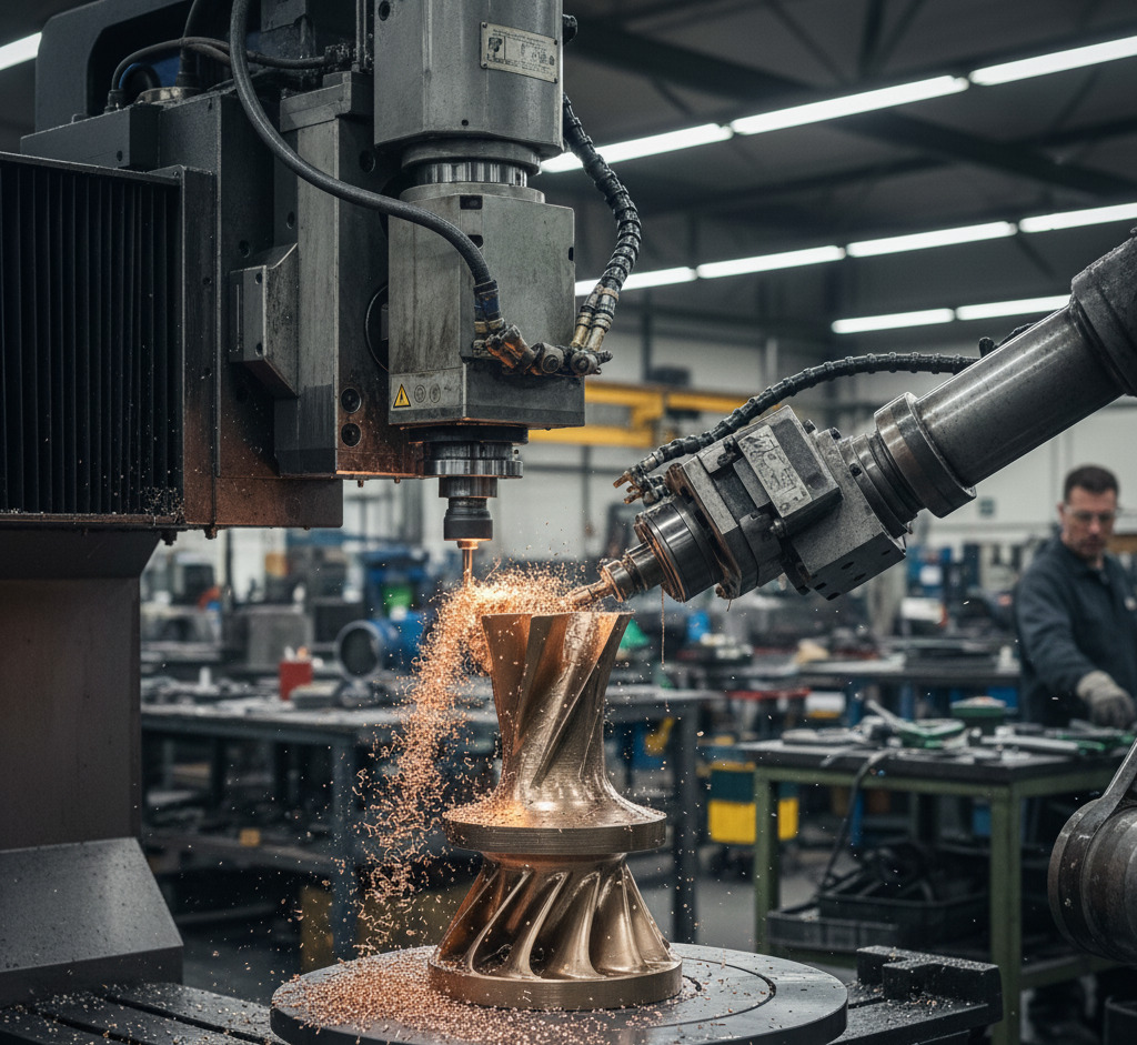 Обработка бронзы на станках с ЧПУ